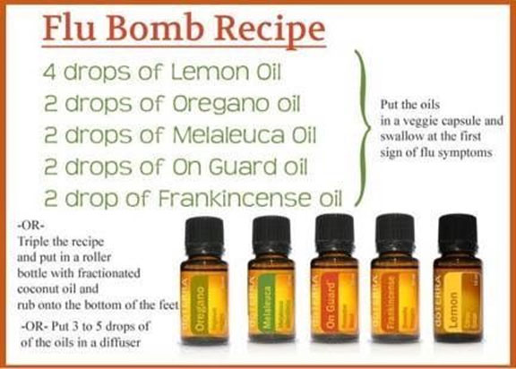 Essential Oil Flu Bomb Recipe